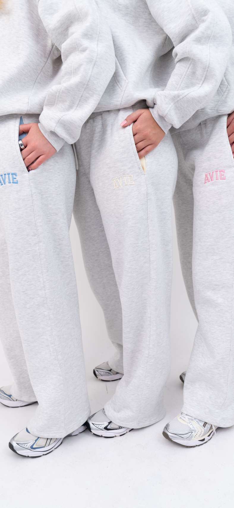 AVIE Signature Joggers - Baby Blue